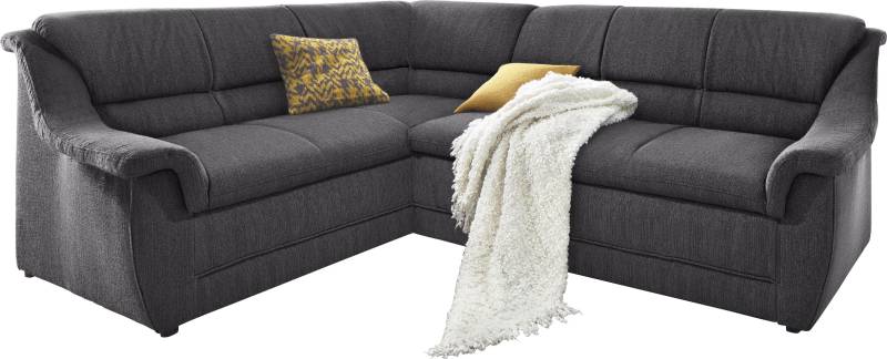 DOMO collection Ecksofa »Lale zeitlose Formensprache, komfortabel, L-Form«, mit langem Schenkel, wahlweise mit Bettfunktion von DOMO collection