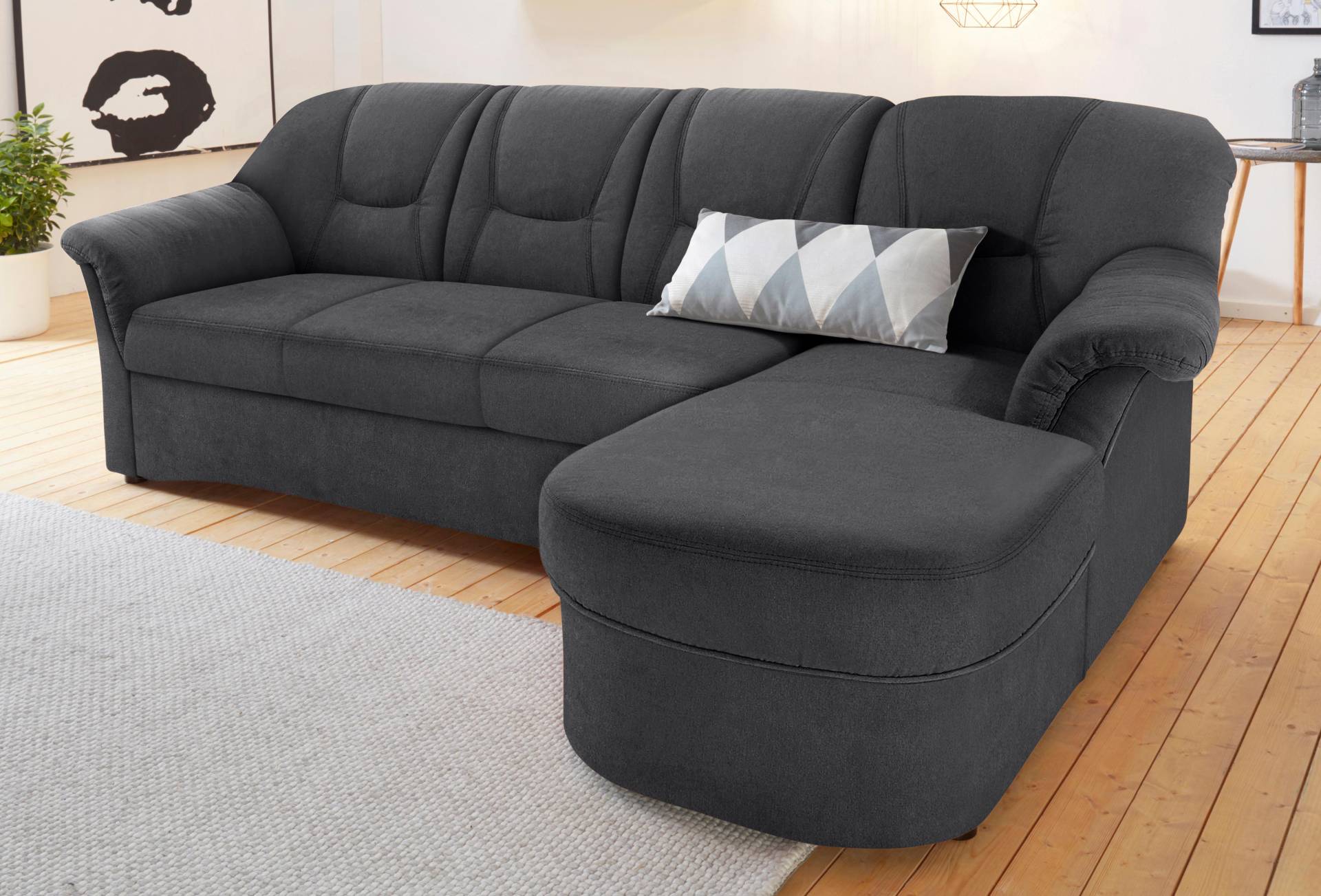 DOMO collection Ecksofa »Sarafina zeitlos und komfortabel, optional mit Federkern, L-Form«, wahlweise mit Bettfunktion DOMO collection Ecksofa »Sarafina zeitlos und komfortabel, optional mit Federkern, L-Form«, wahlweise mit Bettfunktion von DOMO collection