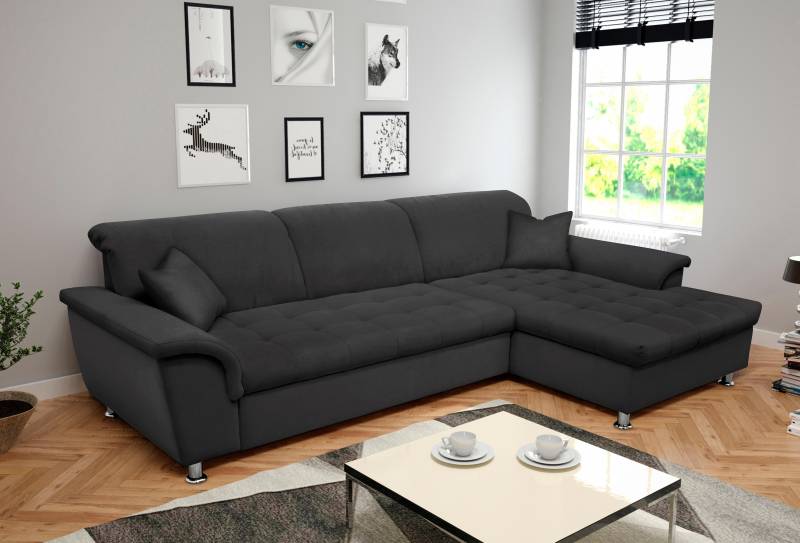 DOMO collection Ecksofa Franzi, wahlweise mit Bettfunktion, Bettkasten und Kopfteilverstellung von DOMO collection
