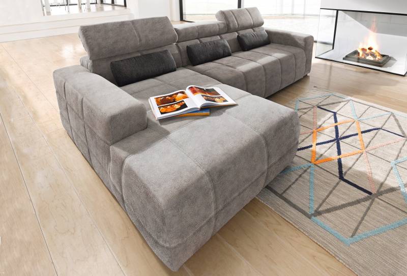 DOMO collection Ecksofa »Brandon grosse Ausführung B/T/H: 289/177/80 cm, auch in Leder und Cord« von DOMO collection