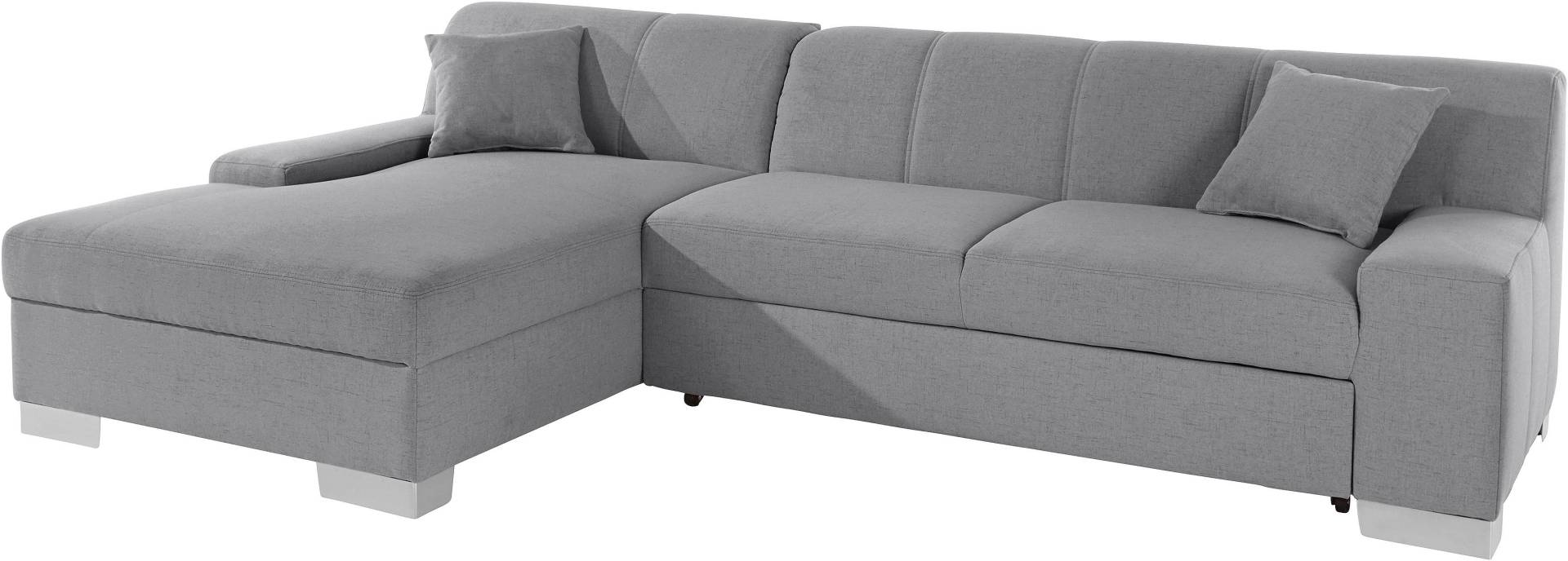 DOMO collection Ecksofa »Bero, elegant und zeitlos, flache Armlehnen, L-Form«, fester Sitzkomfort, wahlweise mit Bettfunktion DOMO collection Ecksofa »Bero, elegant und zeitlos, flache Armlehnen, L-Form«, fester Sitzkomfort, wahlweise mit Bettfunktion von DOMO collection