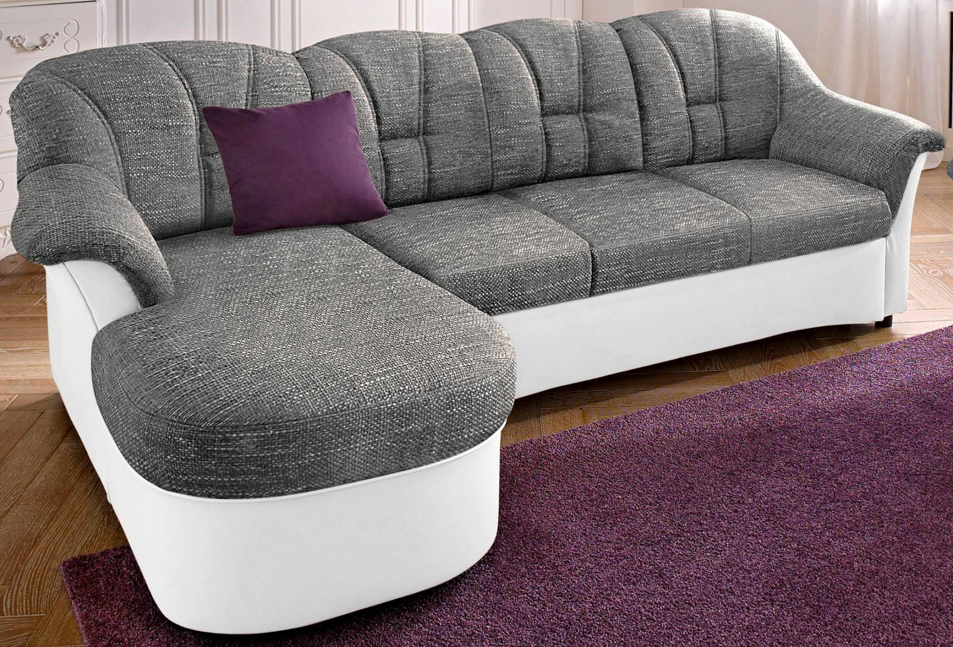 DOMO collection Ecksofa »Flores Schlafsofa, B/T/H: 233/142/86 cm, L-Form« von DOMO collection