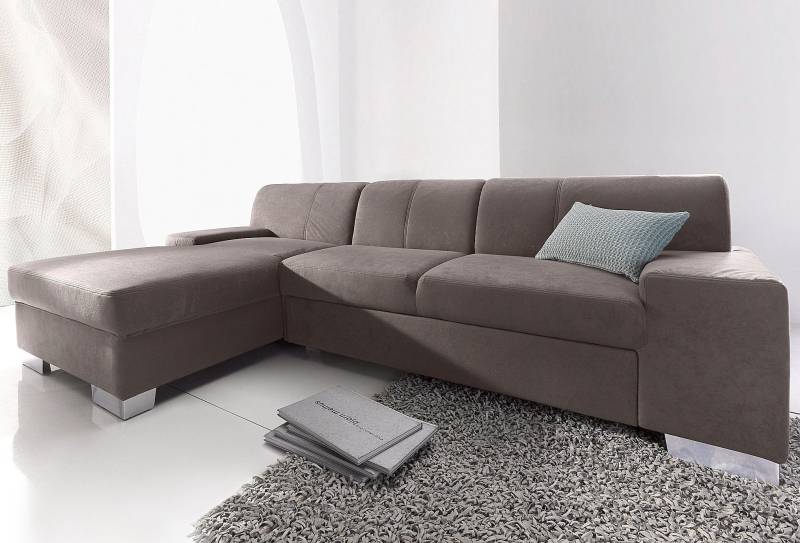 DOMO collection Ecksofa »Star, zeitlose Formensprache, elegante Optik, L-Form«, wahlweise mit Bettfunktion von DOMO collection