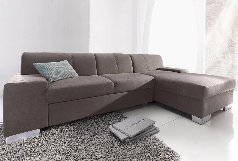 DOMO collection Ecksofa »Star, zeitlose Formensprache, elegante Optik, L-Form«, wahlweise mit Bettfunktion von DOMO collection