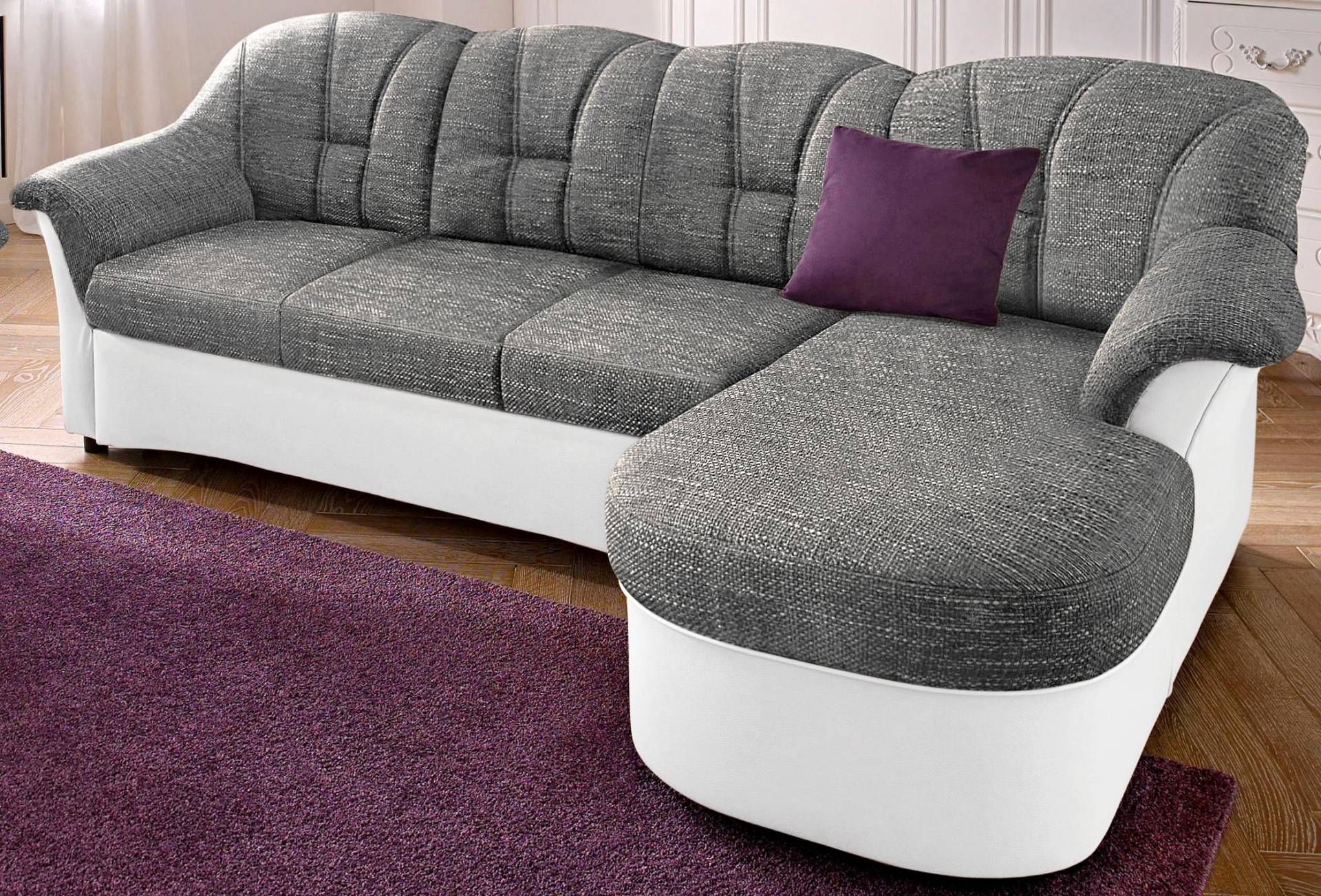 DOMO collection Ecksofa »Flores Schlafsofa, B/T/H: 233/142/86 cm, L-Form« von DOMO collection