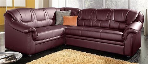 DOMO collection Ecksofa »Montana, zeitlose Rückensteppung, bequeme Armlehnen, L-Form«, wahlweise mit Bettfunktion von DOMO collection