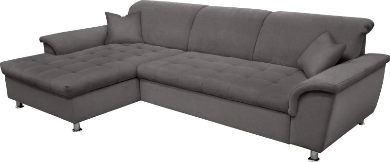 DOMO collection Ecksofa Franzi, wahlweise mit Bettfunktion, Bettkasten und Kopfteilverstellung von DOMO collection