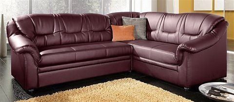 DOMO collection Ecksofa »Montana, zeitlose Rückensteppung, bequeme Armlehnen, L-Form«, wahlweise mit Bettfunktion von DOMO collection