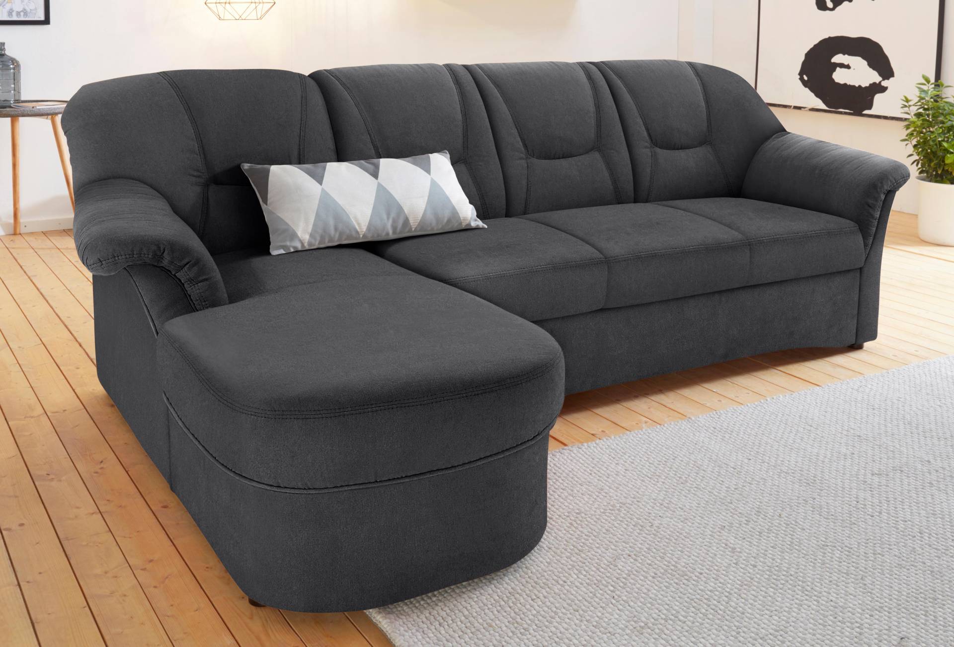 DOMO collection Ecksofa »Sarafina zeitlos und komfortabel, optional mit Federkern, L-Form«, wahlweise mit Bettfunktion DOMO collection Ecksofa »Sarafina zeitlos und komfortabel, optional mit Federkern, L-Form«, wahlweise mit Bettfunktion von DOMO collection