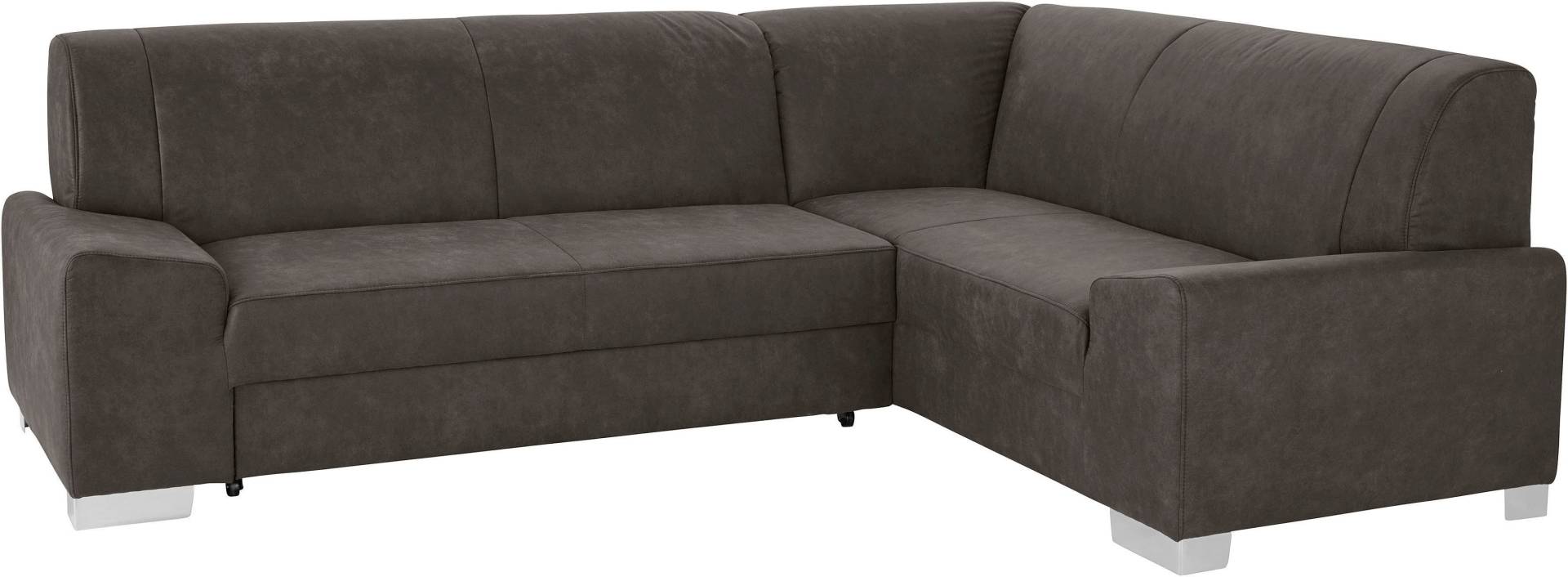 DOMO collection Ecksofa »Anzio in kubischer Formensprache, flache Armlehnen, L-Form«, Wahlweise mit Bettfunktion und Federkern für hohen Sitzkomfort DOMO collection Ecksofa »Anzio in kubischer Formensprache, flache Armlehnen, L-Form«, Wahlweise mit Bettfunktion und Federkern für hohen Sitzkomfort von DOMO collection