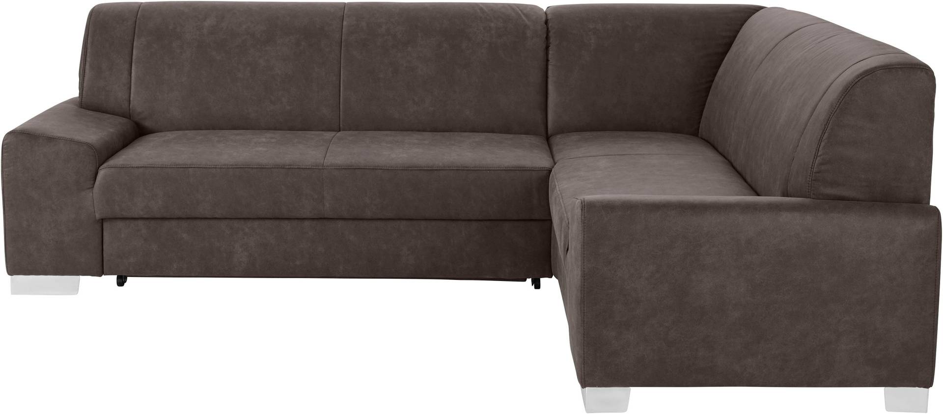 DOMO collection Ecksofa »Anzio in kubischer Formensprache, flache Armlehnen, L-Form«, Wahlweise mit Bettfunktion und Federkern für hohen Sitzkomfort DOMO collection Ecksofa »Anzio in kubischer Formensprache, flache Armlehnen, L-Form«, Wahlweise mit Bettfunktion und Federkern für hohen Sitzkomfort von DOMO collection