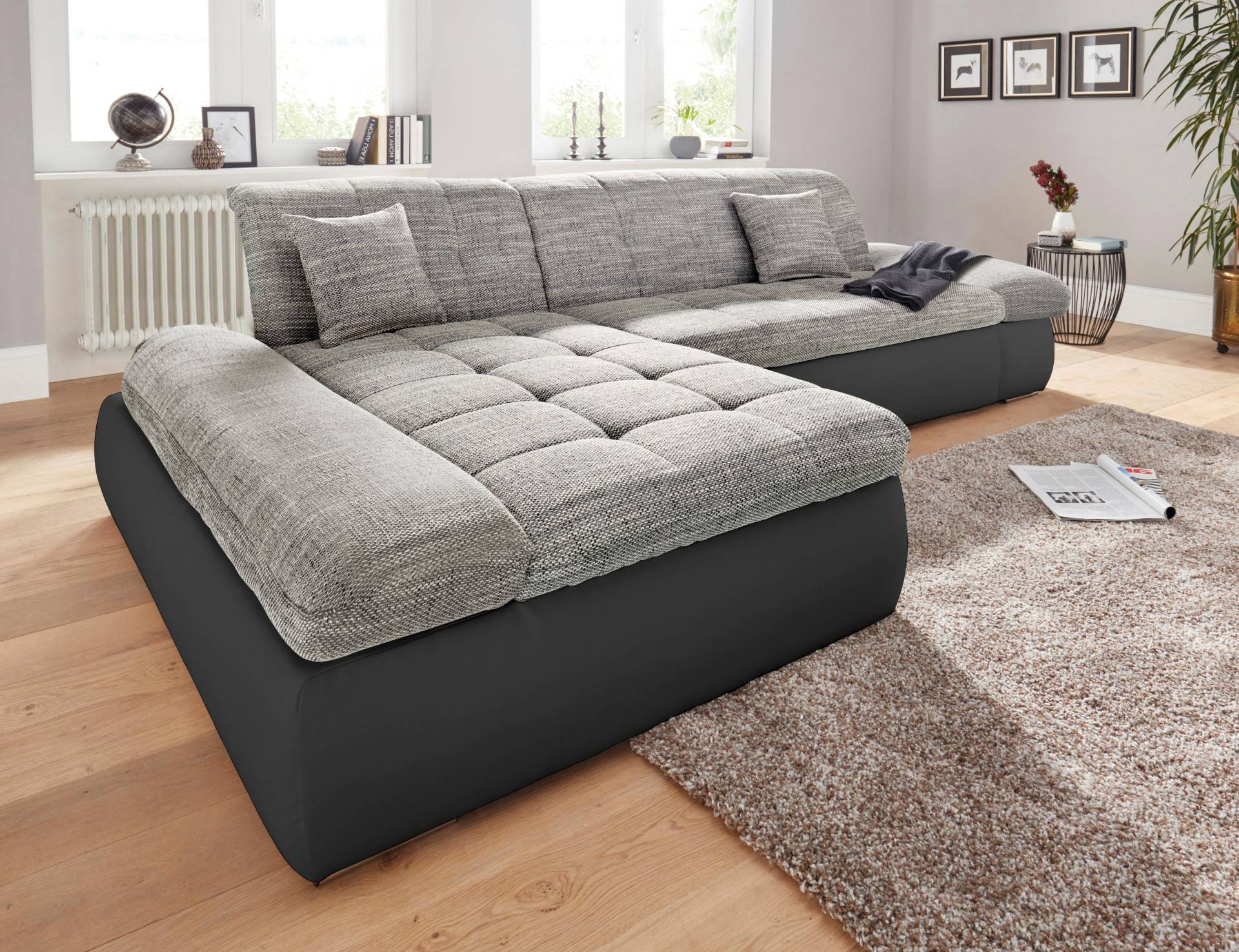 DOMO collection Ecksofa »PB Moric wahlweise mit Bettfunktion + Armteilverstellung, Schlafsofa« von DOMO collection