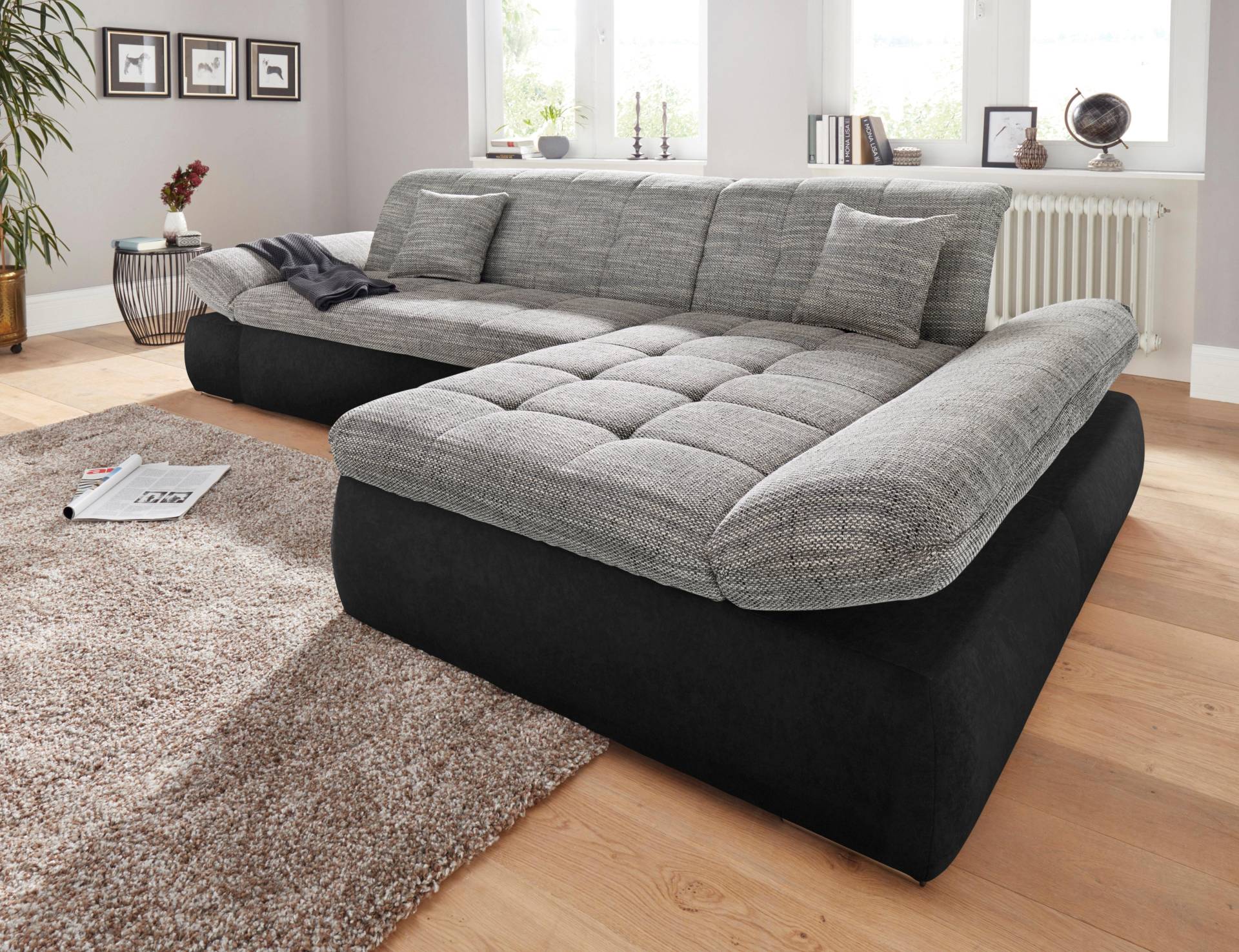 DOMO collection Ecksofa »PB Moric wahlweise mit Bettfunktion + Armteilverstellung, Schlafsofa« von DOMO collection