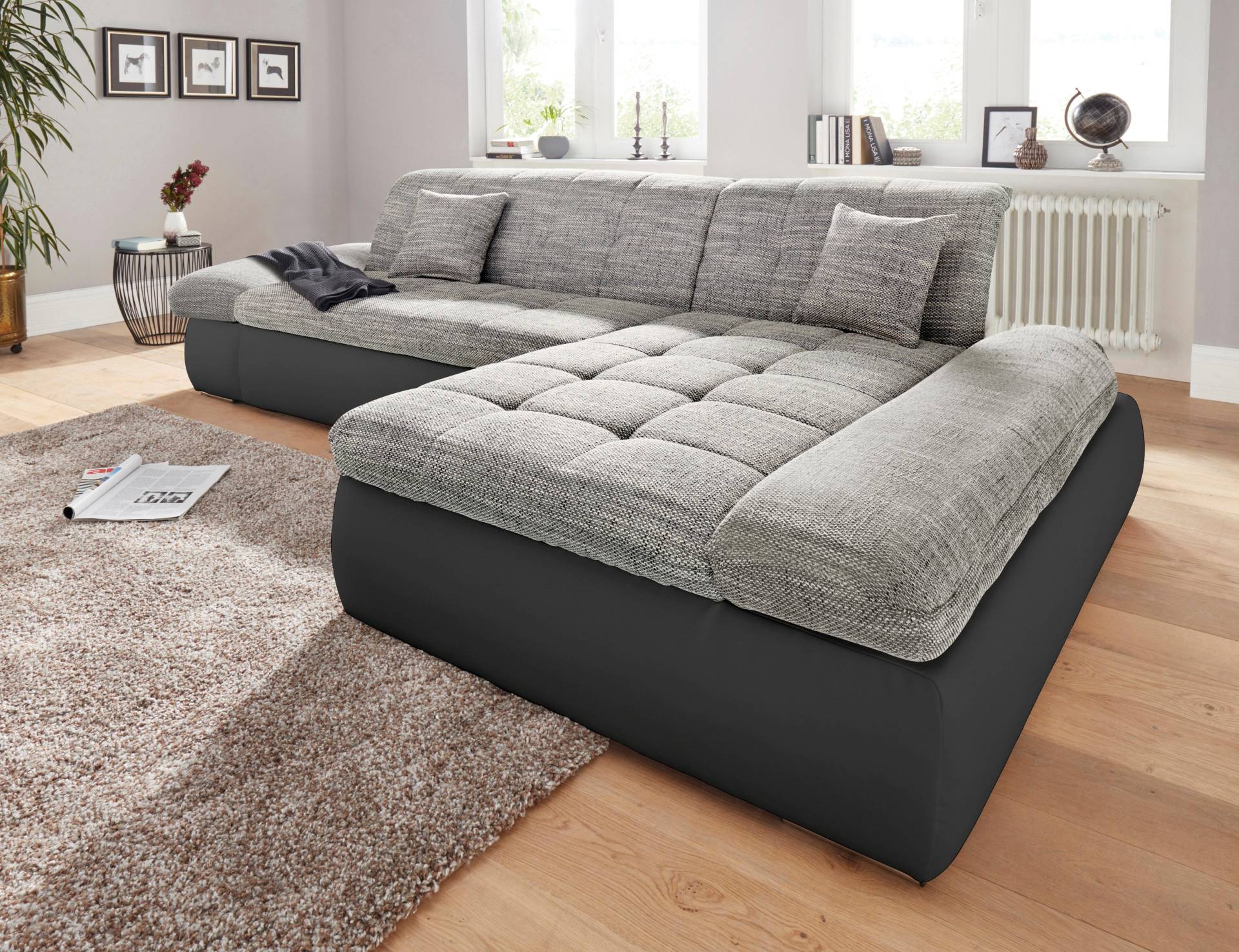 DOMO collection Ecksofa »PB Moric wahlweise mit Bettfunktion + Armteilverstellung, Schlafsofa« von DOMO collection