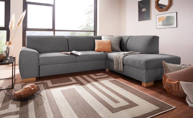 DOMO collection Ecksofa »Incanto kubische Formensprache, komfortabel, L-Form«, wahlweise mit Bettfunktion von DOMO collection