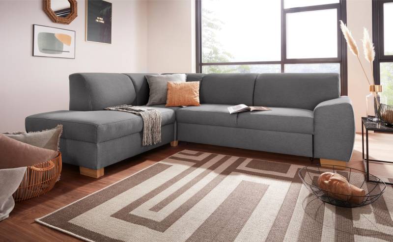 DOMO collection Ecksofa »Incanto kubische Formensprache, komfortabel, L-Form«, wahlweise mit Bettfunktion von DOMO collection