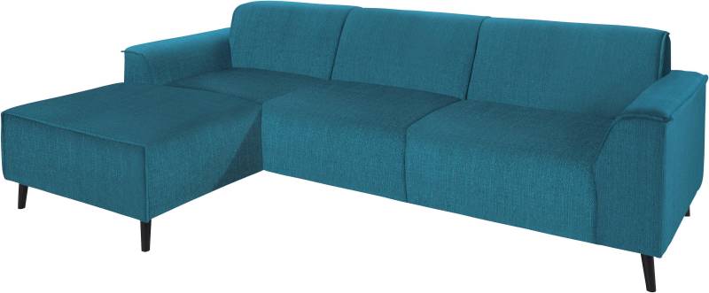 DOMO collection Ecksofa »Amora, inklusive komfortablem Federkern für mehr Sitzkomfort, L-Form«, mit Recamiere, zeitlos und elegant von DOMO collection
