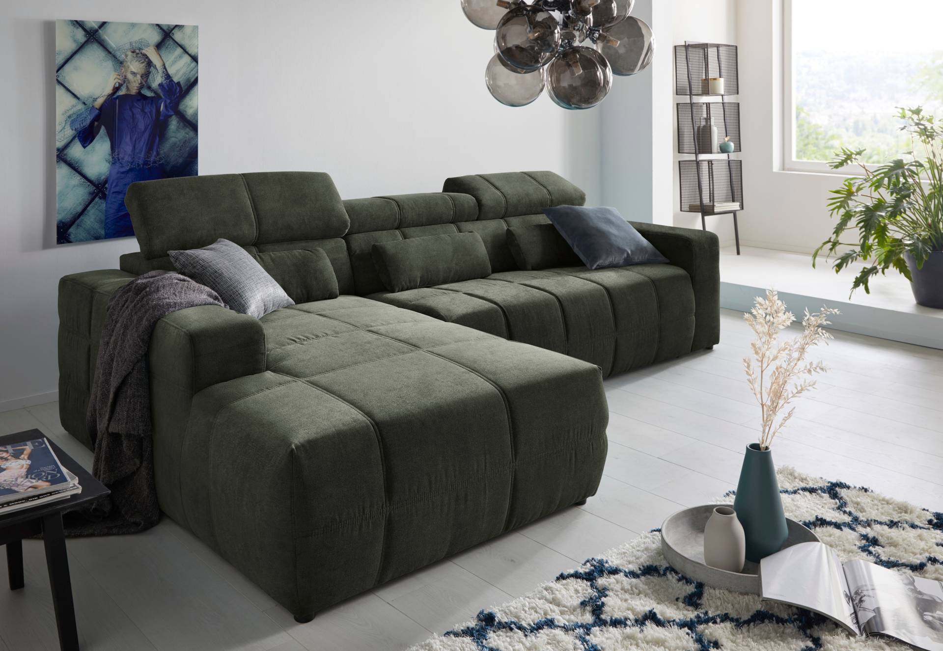 DOMO collection Ecksofa »Brandon grosse Ausführung B/T/H: 289/177/80 cm, auch in Leder und Cord« von DOMO collection