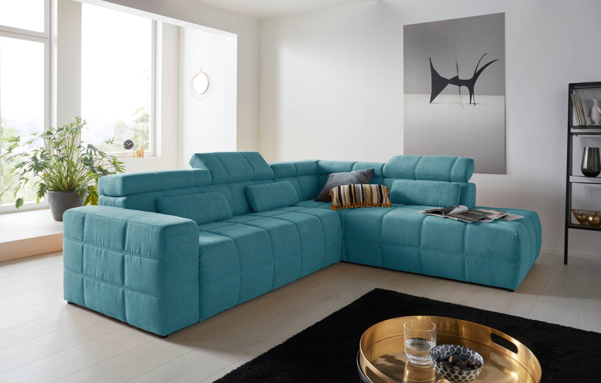 DOMO collection Ecksofa »Brandon L-Form, auch in Leder« von DOMO collection