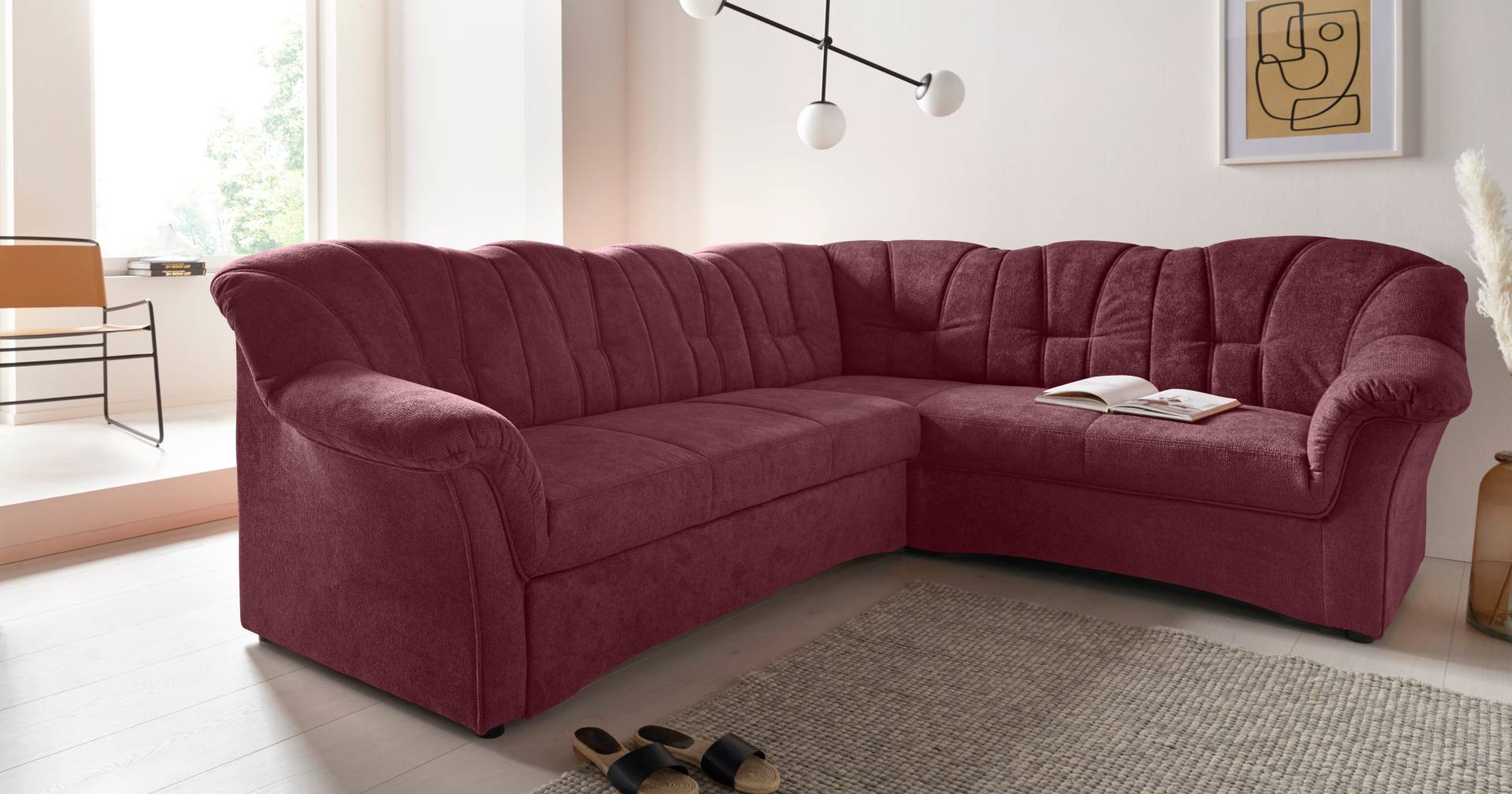 DOMO collection Ecksofa »Papenburg B/T/H: 242/190/84 cm L-Form« von DOMO collection