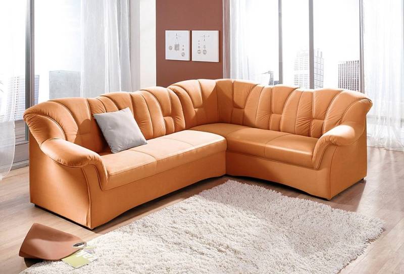 DOMO collection Ecksofa »Papenburg B/T/H: 242/190/84 cm L-Form«, wahlweise mit Bettfunktion, Langer Schenkel links oder rechts von DOMO collection