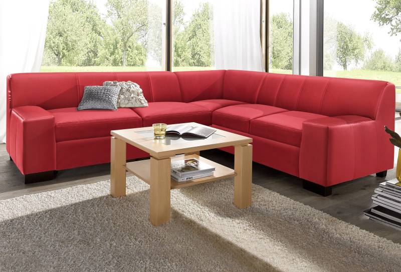 DOMO collection Ecksofa »Norma Top, elegant und modern, flache Armlehnen, L-Form«, wahlweise mit Bettfunktion von DOMO collection