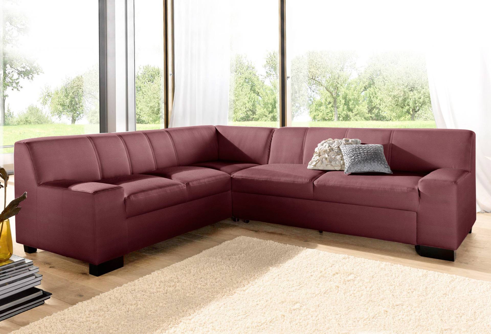 DOMO collection Ecksofa »Norma, moderne Armlehnen, zeitlos und elegant, L-Form«, wahlweise mit Bettfunktion DOMO collection Ecksofa »Norma, moderne Armlehnen, zeitlos und elegant, L-Form«, wahlweise mit Bettfunktion von DOMO collection