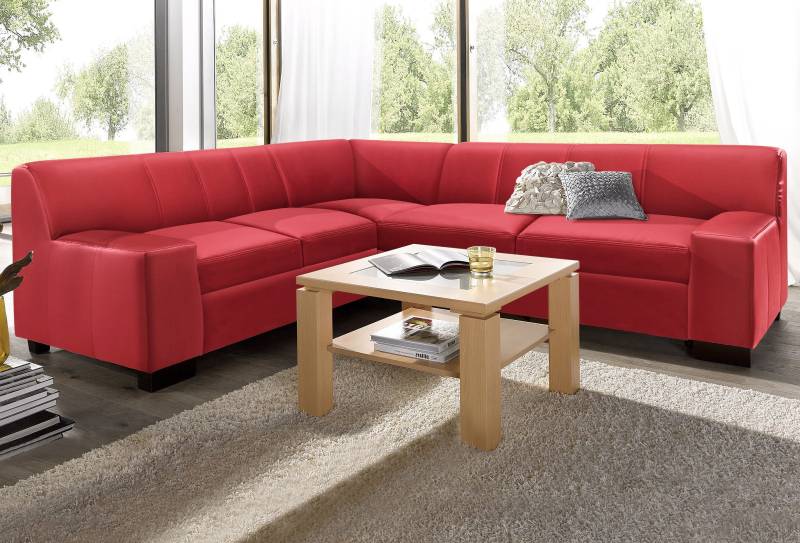DOMO collection Ecksofa »Norma Top, elegant und modern, flache Armlehnen, L-Form«, wahlweise mit Bettfunktion von DOMO collection