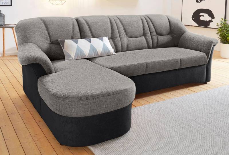 DOMO collection Ecksofa »Sarafina zeitlos und komfortabel, optional mit Federkern, L-Form«, wahlweise mit Bettfunktion von DOMO collection