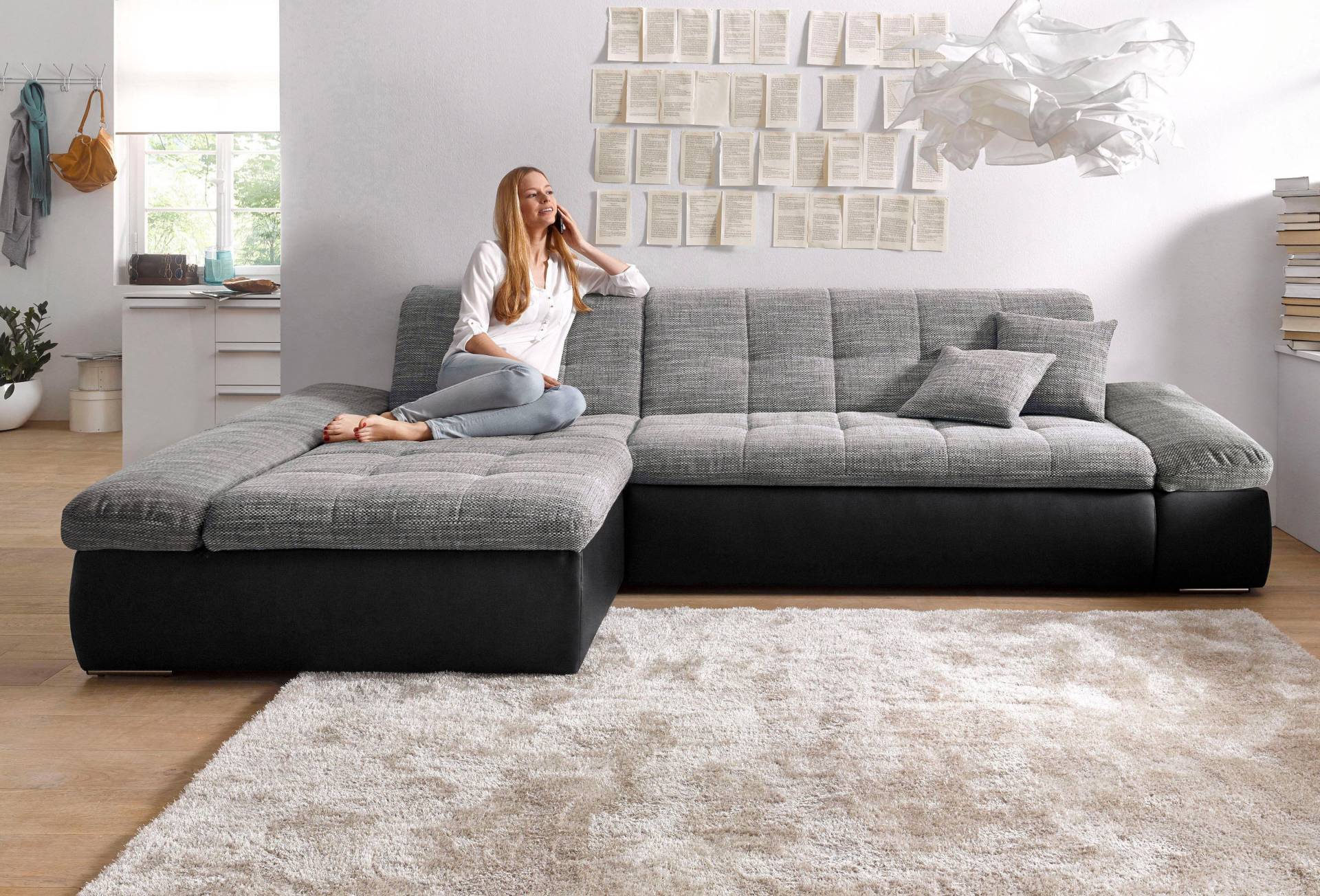 DOMO collection Ecksofa »Moric Schlafsofa B/T/H 300/172/80 cm, viele Bezugsarten, auch in Cord« von DOMO collection