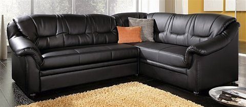 DOMO collection Ecksofa »Montana, zeitlose Rückensteppung, bequeme Armlehnen, L-Form«, wahlweise mit Bettfunktion von DOMO collection