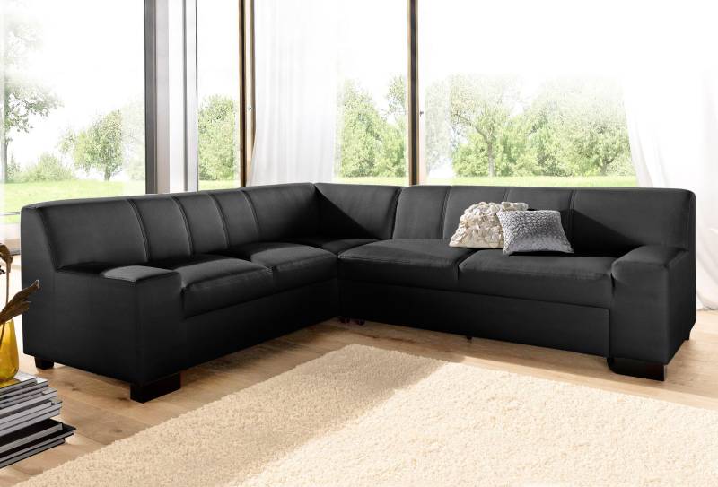 DOMO collection Ecksofa »Norma Top, elegant und modern, flache Armlehnen, L-Form«, wahlweise mit Bettfunktion von DOMO collection