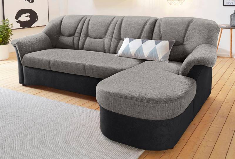 DOMO collection Ecksofa »Sarafina zeitlos und komfortabel, optional mit Federkern, L-Form«, wahlweise mit Bettfunktion von DOMO collection