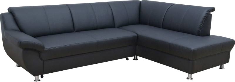 DOMO collection Ecksofa »Pilar, elegant und zeitloses Design, komfortabel, bequeme Armlehnen«, mit Ottomane, wahlweise mit Bettfunktion, L-Form von DOMO collection