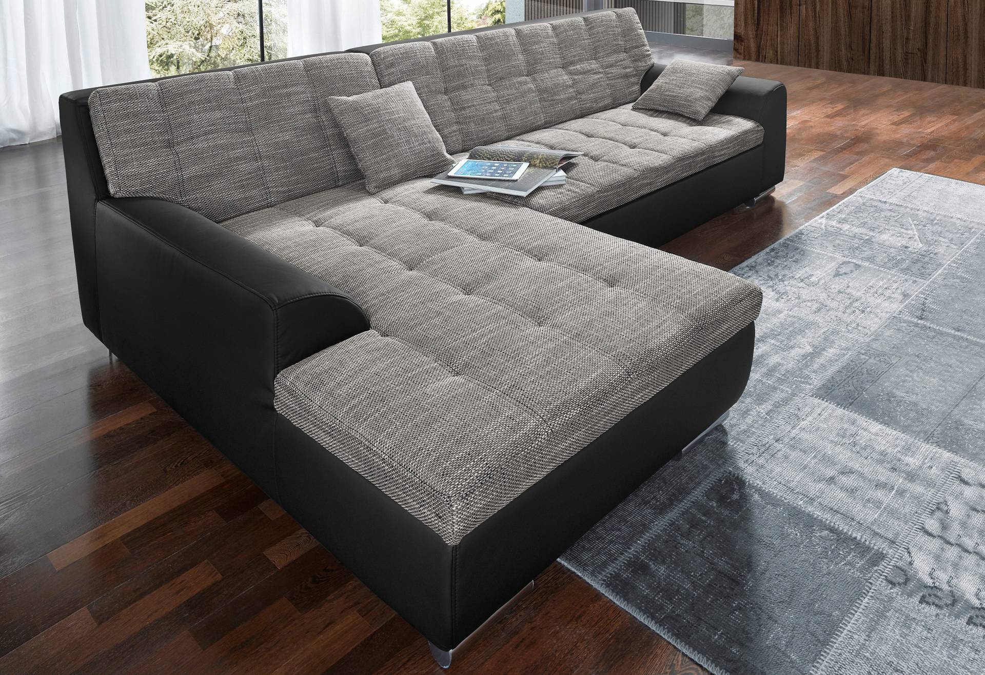 DOMO collection Ecksofa »Treviso viele Bezüge, auch in Cord, Schlafsofa, B/T/H: 267/80/83 cm« von DOMO collection