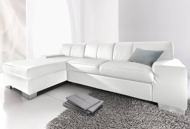 DOMO collection Ecksofa »Star, zeitlose Formensprache, elegante Optik, L-Form«, wahlweise mit Bettfunktion von DOMO collection
