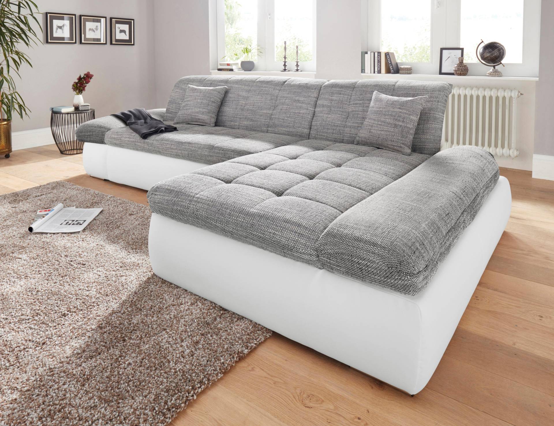 DOMO collection Ecksofa »PB Moric wahlweise mit Bettfunktion + Armteilverstellung, Schlafsofa« von DOMO collection