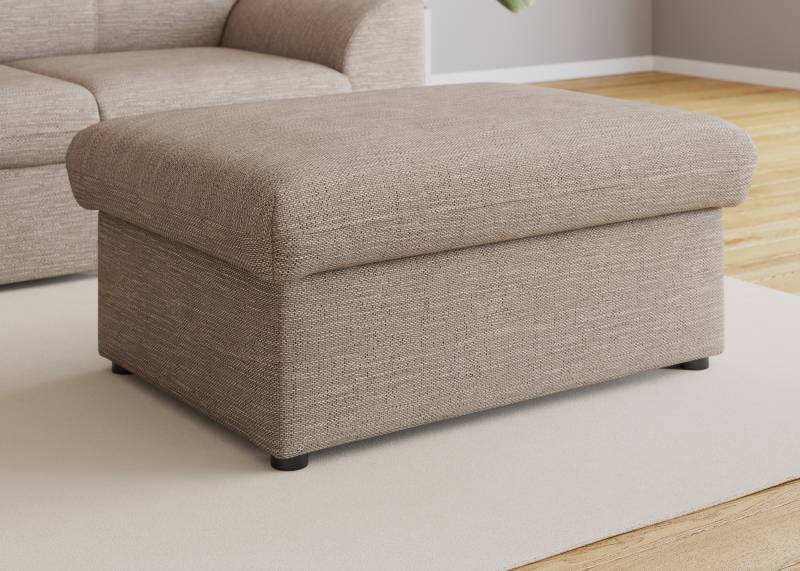 DOMO collection Hocker »Topper«, mit Wellenunterfederung, auf Kunststoffgleitern von DOMO collection