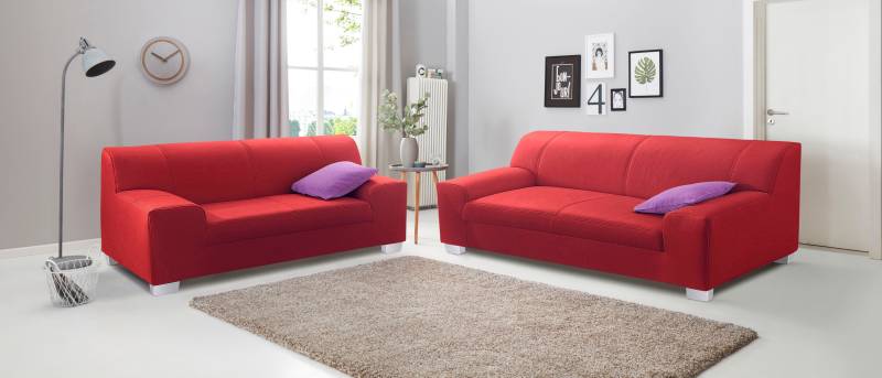 DOMO collection Polstergarnitur »Amando«, (Spar-Set), bestehend aus 2er- und 3er-Sofa von DOMO collection