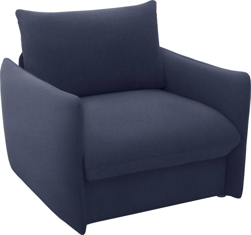 DOMO collection Sessel »700023 wandelbar zum Loungesessel, Relaxliege und Gästebett«, Schlaffunktion, Federkern, stabile Liegefläche ca. 70 x 195 cm von DOMO collection