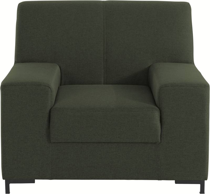 DOMO collection Sessel »Ledas kubisch und komfortabel, flache Armlehnen, eleganter Fuss,«, in vielen Farben erhältlich von DOMO collection