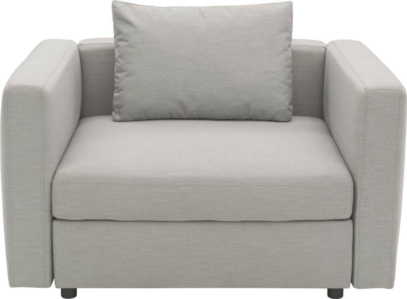 DOMO collection Sessel »Solskin, individuell erweiterbar, für Garten, Terrasse, Balkon«, Formschön mit losem Sitz- und Rücken-Kissen, speziell für Outdoor von DOMO collection