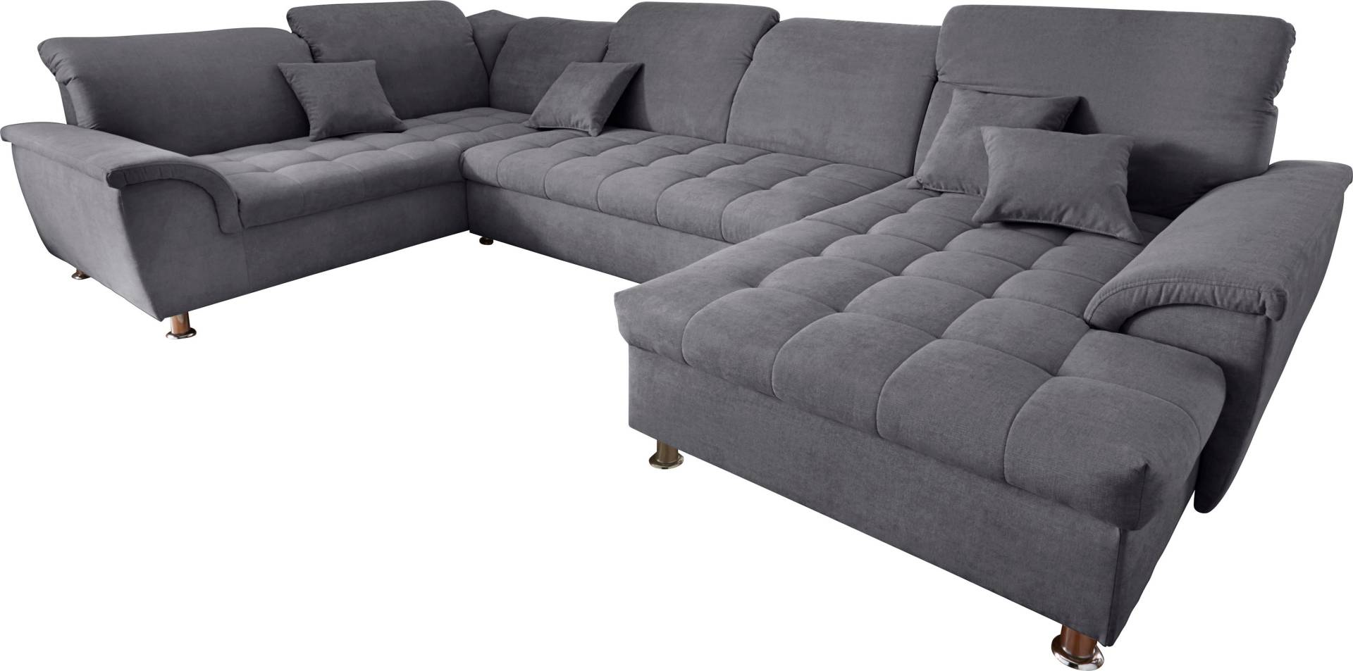 Wohnlandschaft Franzi wahlweise mit Kopfteilverstellung Bettfunktion, Bettkasten von DOMO collection