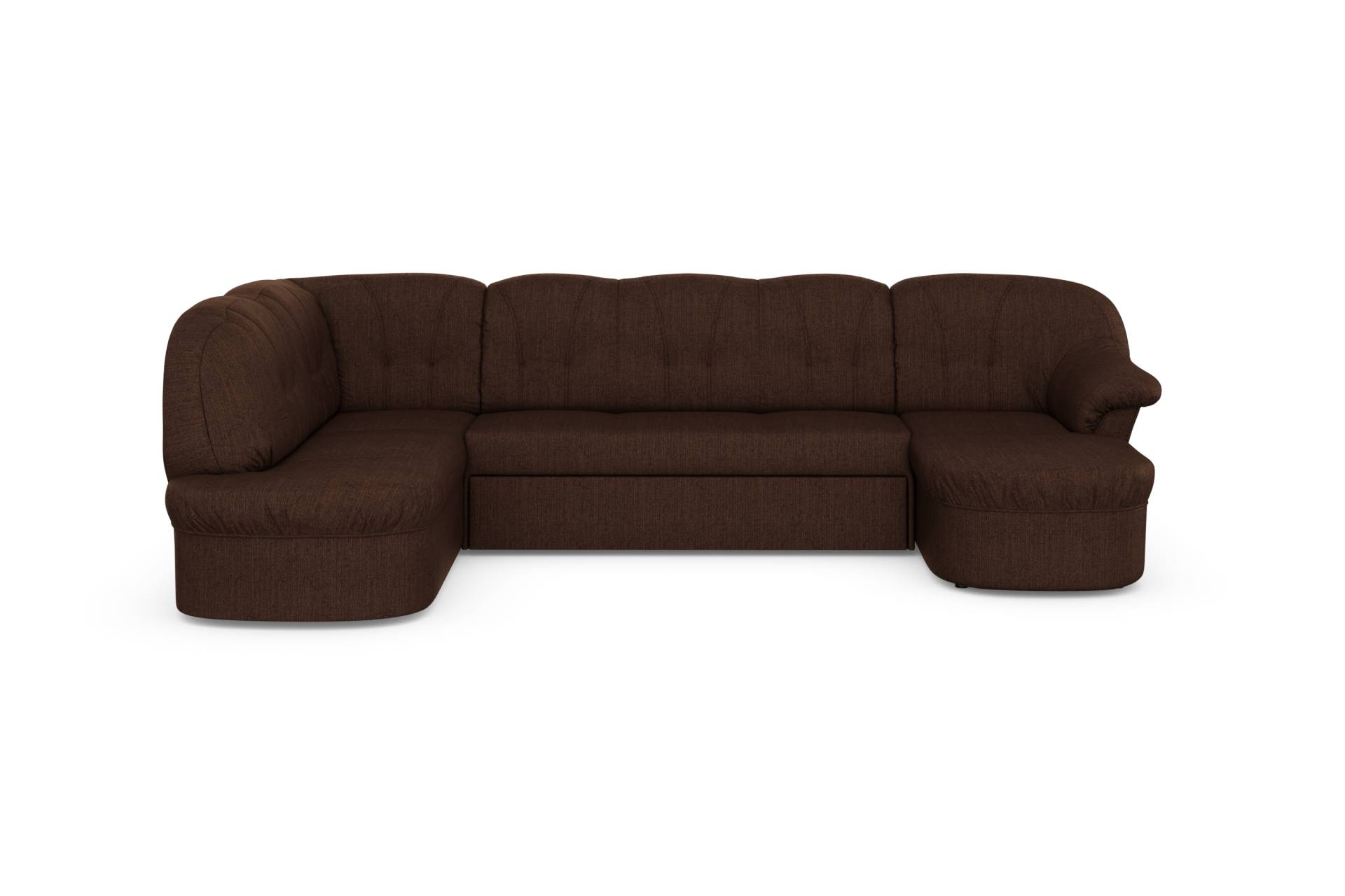 DOMO collection Wohnlandschaft »Pegnitz, zeitlos und modern, mit attraktiver Rückensteppung, U-Form«, wahlweise mit Bettfunktion DOMO collection Wohnlandschaft »Pegnitz, zeitlos und modern, mit attraktiver Rückensteppung, U-Form«, wahlweise mit Bettfunktion von DOMO collection