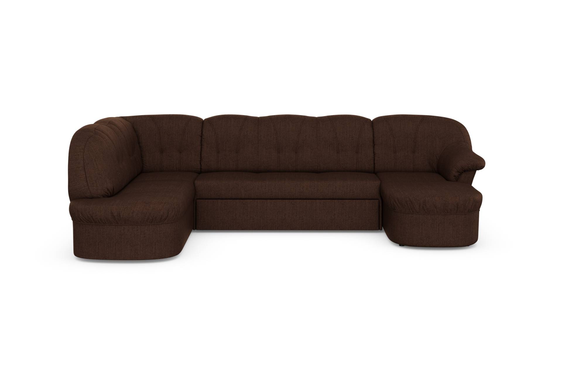 DOMO collection Wohnlandschaft »Pegnitz, zeitlos und modern, mit attraktiver Rückensteppung, U-Form«, wahlweise mit Bettfunktion DOMO collection Wohnlandschaft »Pegnitz, zeitlos und modern, mit attraktiver Rückensteppung, U-Form«, wahlweise mit Bettfunktion von DOMO collection