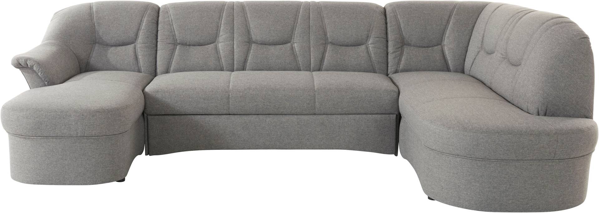 DOMO collection Wohnlandschaft »Sarafina, zeitlos und komfortabel, optional mit Federkern, U-Form«, wahlweise mit Bettfunktion von DOMO collection