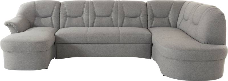 DOMO collection Wohnlandschaft »Sarafina, zeitlos und komfortabel, optional mit Federkern, U-Form«, wahlweise mit Bettfunktion von DOMO collection