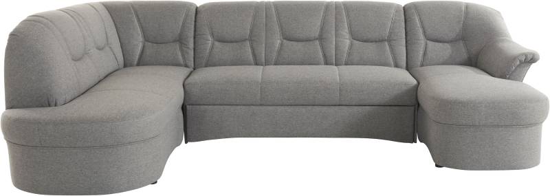 DOMO collection Wohnlandschaft »Sarafina, zeitlos und komfortabel, optional mit Federkern, U-Form«, wahlweise mit Bettfunktion von DOMO collection