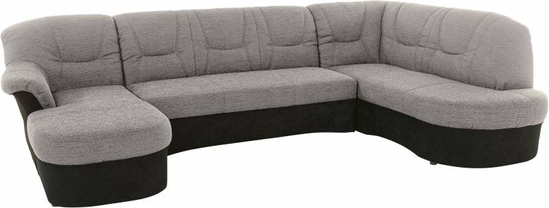 DOMO collection Wohnlandschaft »Sarafina, zeitlos und komfortabel, optional mit Federkern, U-Form«, wahlweise mit Bettfunktion von DOMO collection