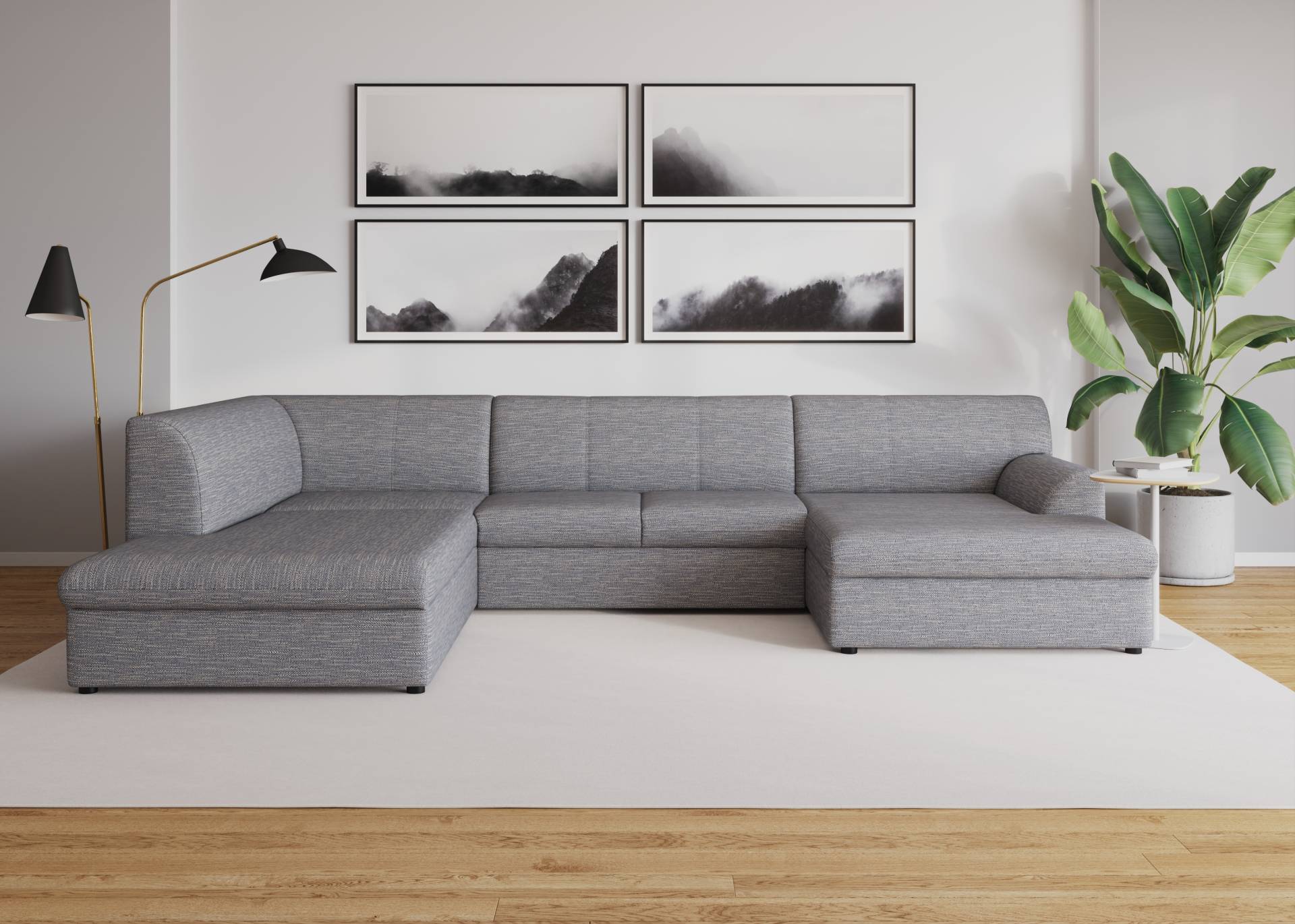 DOMO collection Wohnlandschaft »Topper U-Form«, wahlweise mit Bettfunktion DOMO collection Wohnlandschaft »Topper U-Form«, wahlweise mit Bettfunktion von DOMO collection